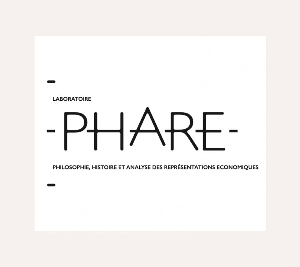 Laboratoire PHARE - Philosophie, Histoire et Analyse des Représentations Economiques