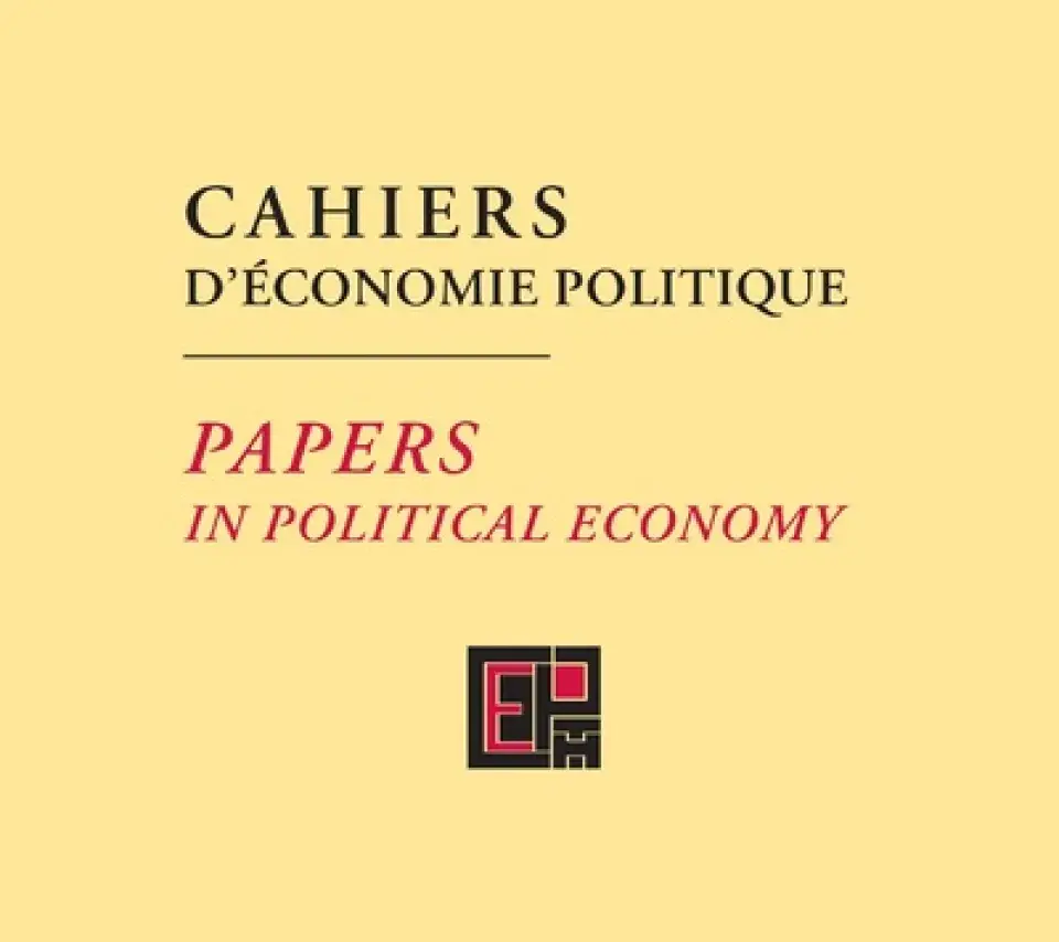 Cahiers d'économie politique - Papers in Political Economy