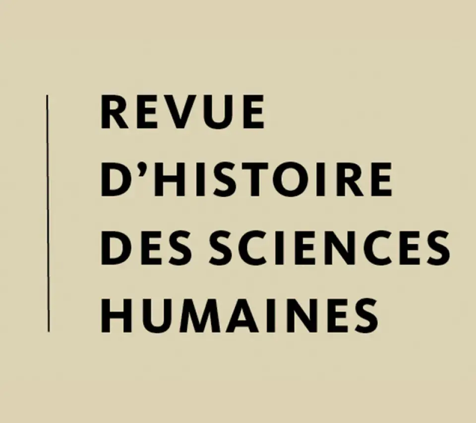 Revue d'histoire des sciences humaines