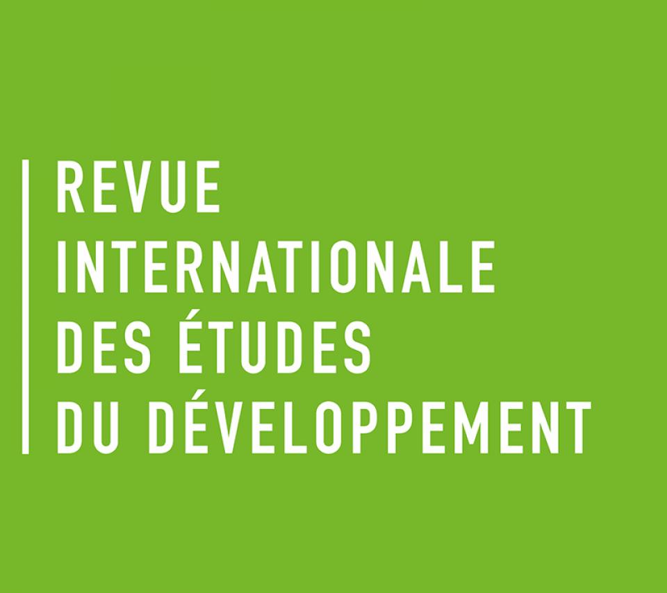 Revue internationale des études du développement