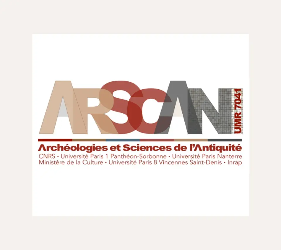 ARSCAN - Archéologies et Sciences de l'antiquité - CNRS - Université Paris 1 Panthéon-Sorbonne - Université Paris Nanterre - Ministère de la culture - Université Paris 8 Vincennes Saint-Denis - Inrap