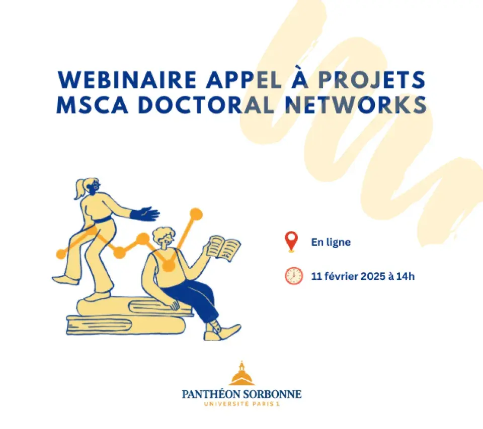 Webinaire appel à projets MSCA Doctoral Networks - 11 février 2025 à 14h