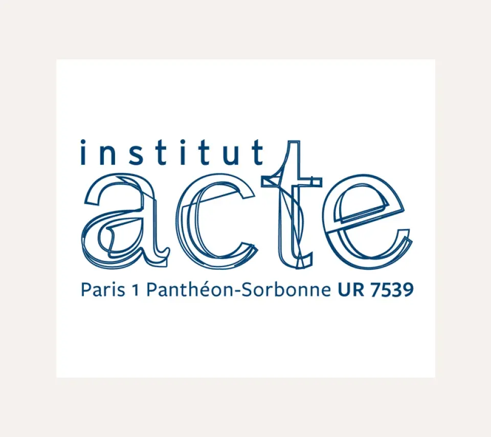 Institut Acte Paris 1 Panthéon-Sorbonne UR 7539