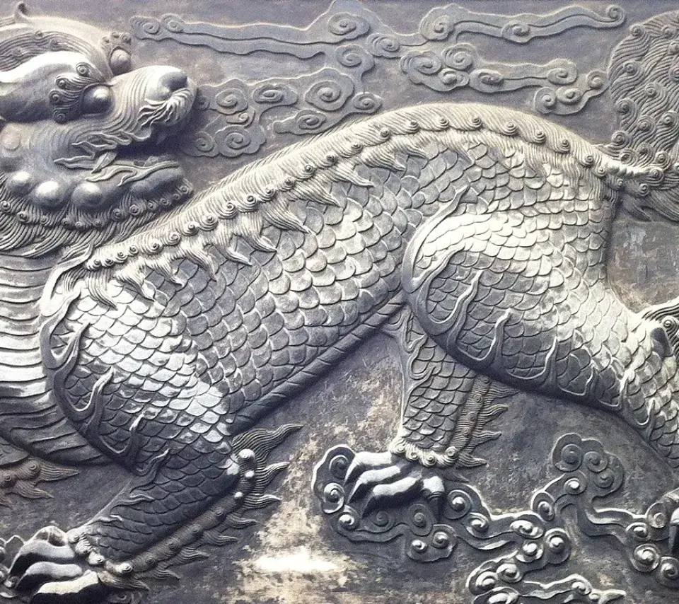 Gravure d'une licorne