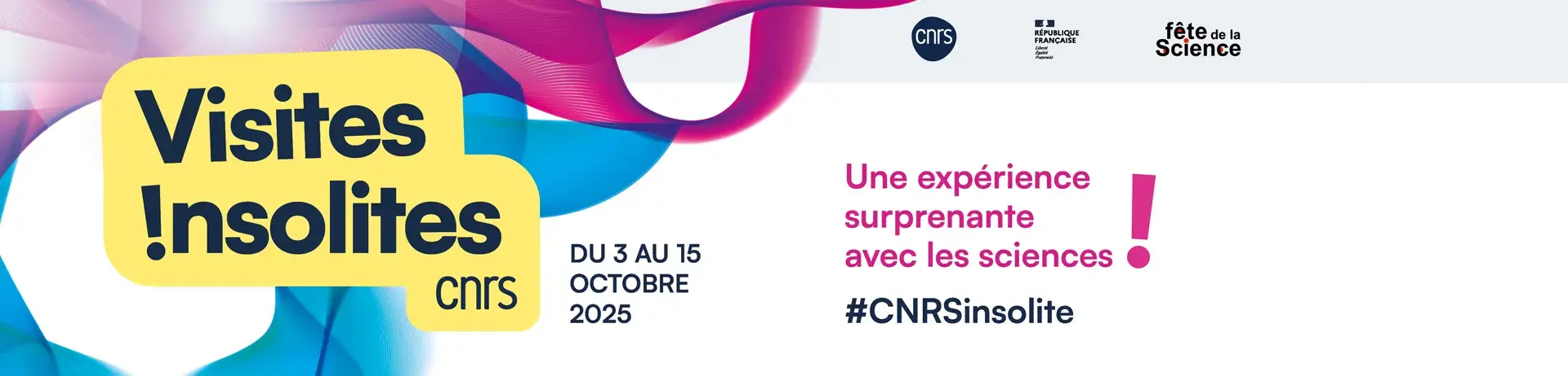 Visites insolites CNRS à l'UMR TEMPS Visites insolites CNRS du 3 au 15 octobre 2025, une expérience surprenante avec les sciences ! #CNRSinsolite