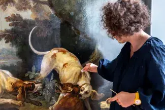 Claire Betelu Paris 1 Panthéon-Sorbonne Restauration Oudry Chantilly ""