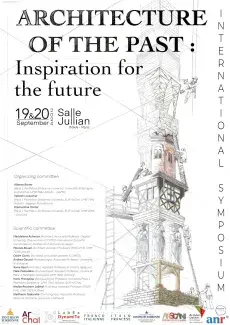 Affiche du colloque Architecture of the past: inspiration for the future 