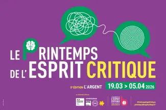 Le printemps de l'esprit critique du 19.03.26 05.04.26, 5e édition : l'argent