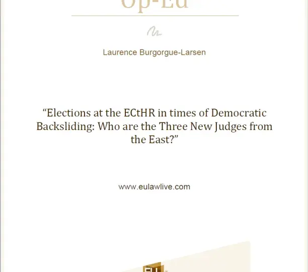 Elections at the ECtHR in Times of Democratic Backsliding